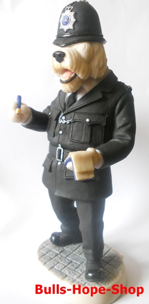 Doggie People " Policeman "Bobtail , Old English Shepdog , Salz Doggie People " Policeman "Bobtail , Old English Shepdog , Salz